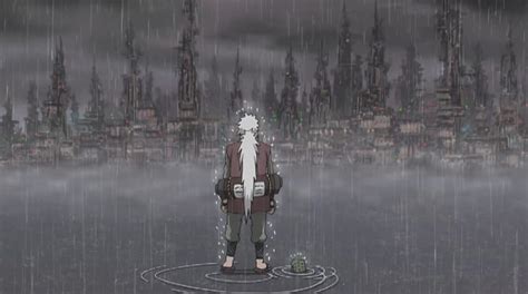 jiraiya entering rain village|Return of the Morning Mist .